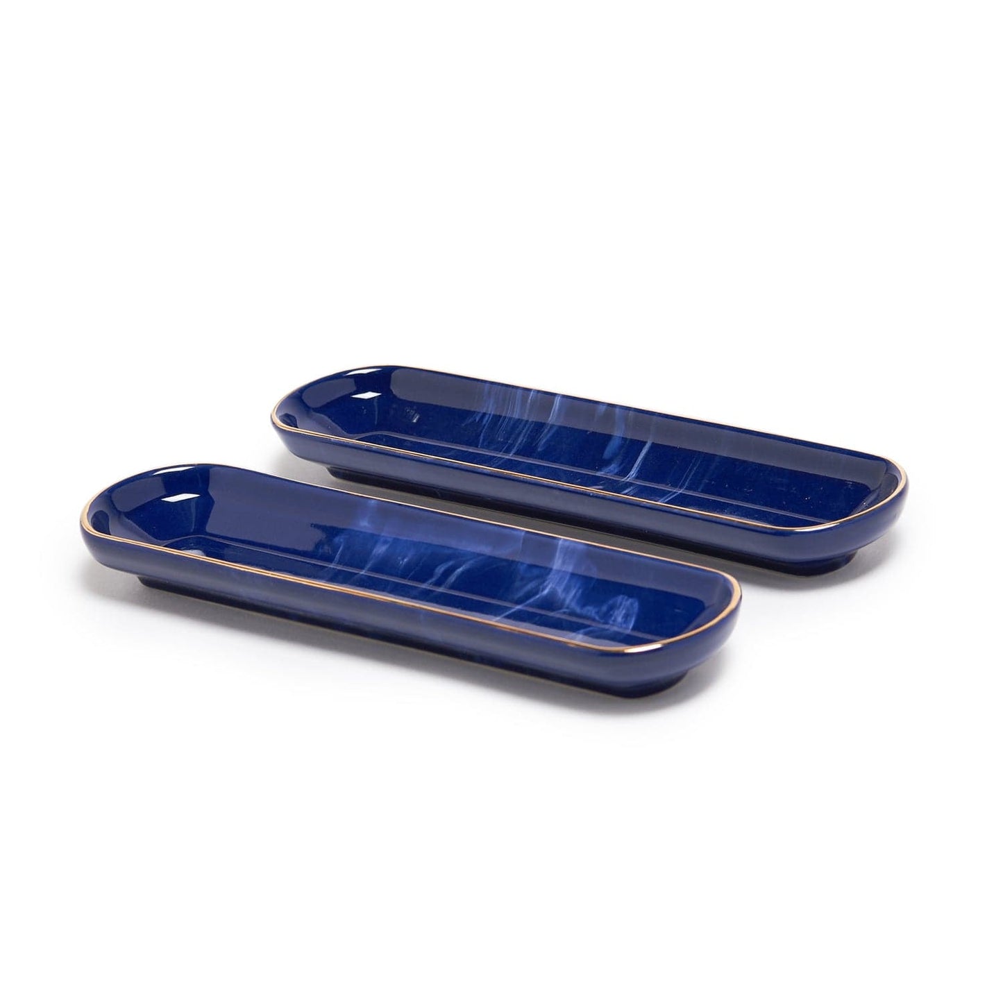Blue Wind Olive Plate Set Of 2 Pcs