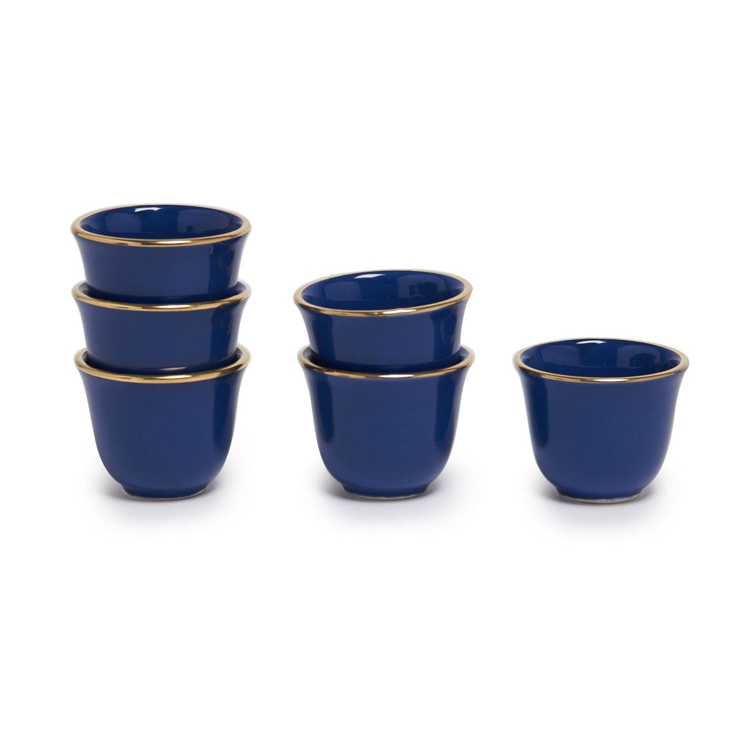 Blue Wind Gawa Cups Set Of 6 Pcs
