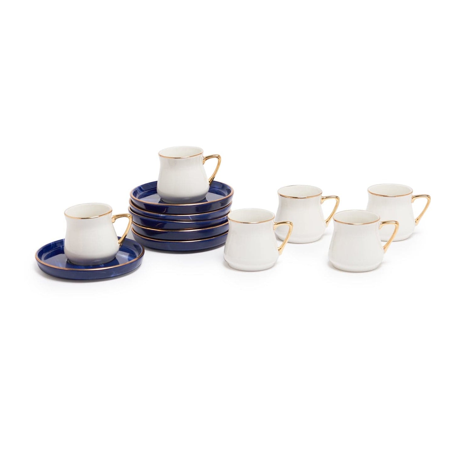 Blue Wind Coffee Cups Set Of 6 Pcs