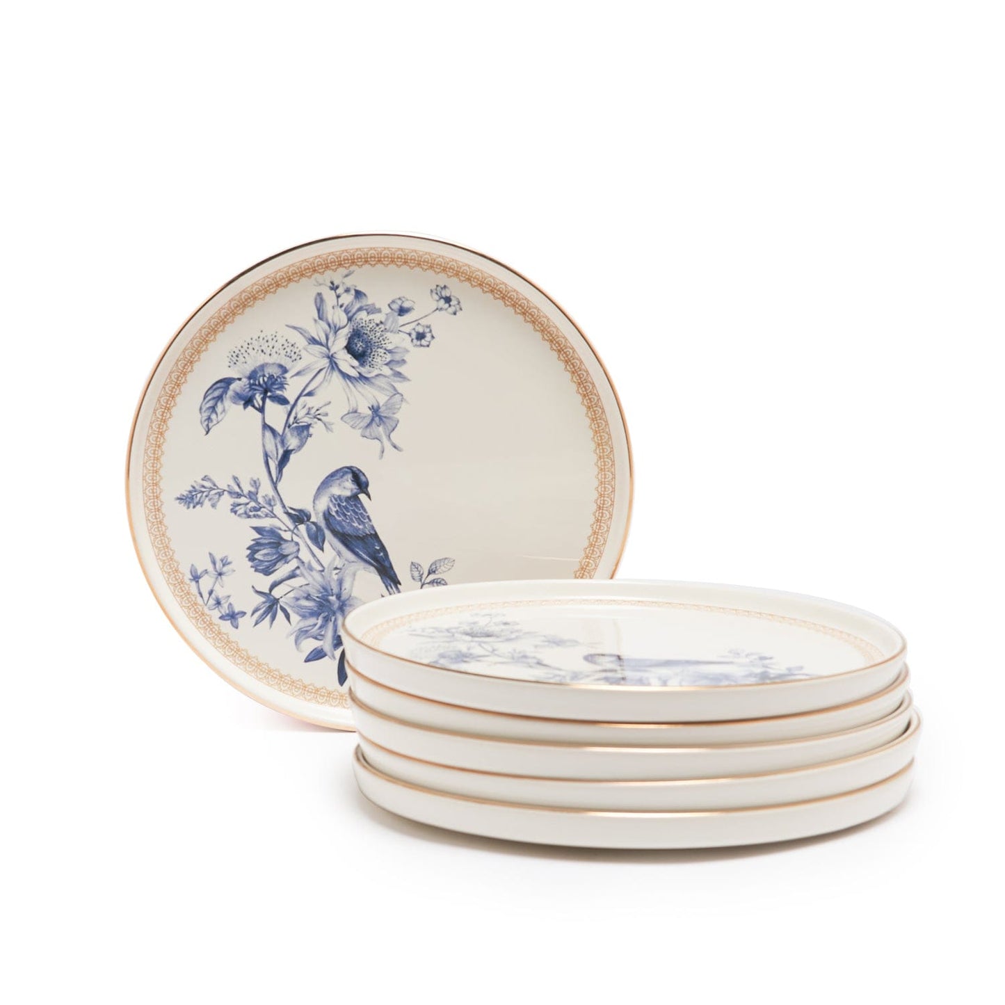 Blue Bird 26 Cm Dinner Plate Set Of 6 Pcs