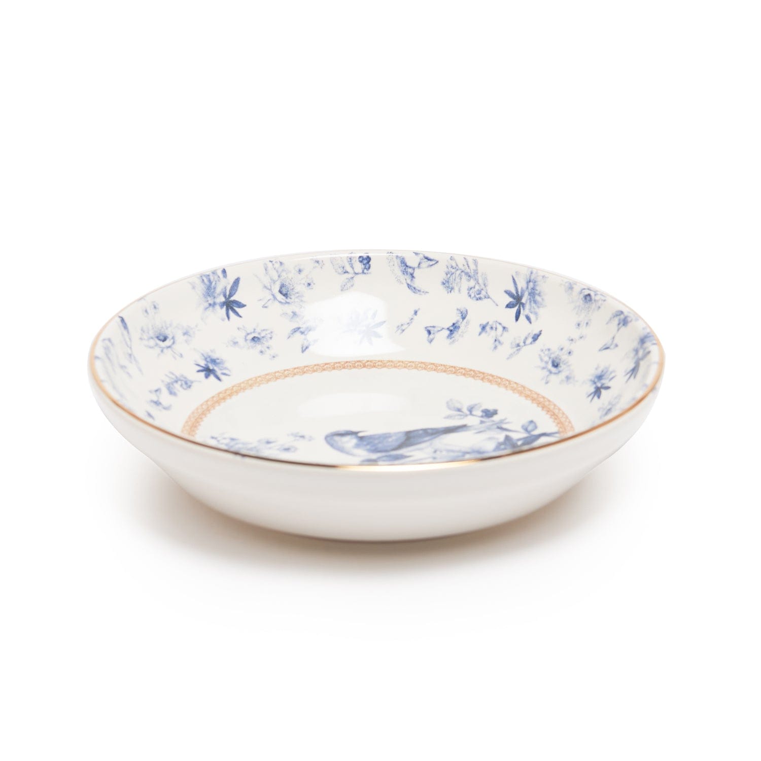 Blue Bird 18 Cm Deep Plate Set Of 6 Pcs