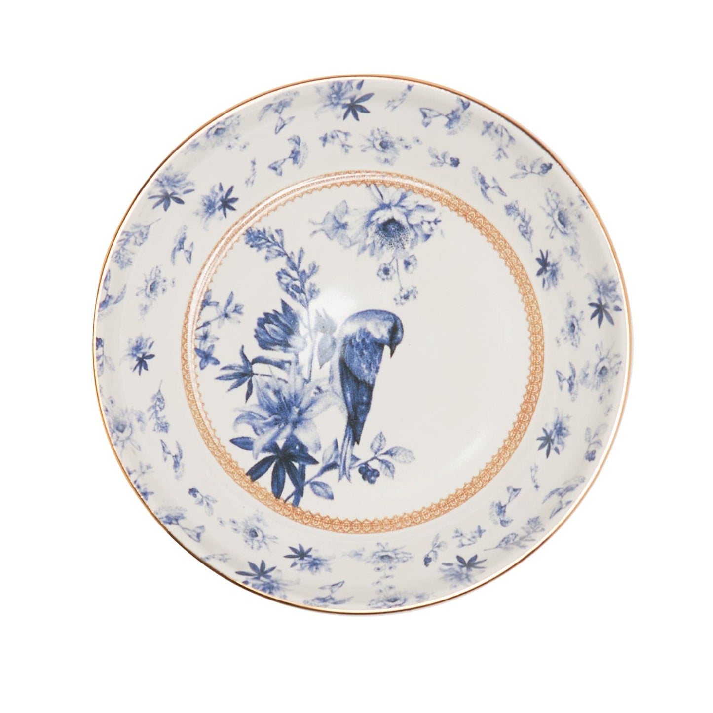 Blue Bird 18 Cm Deep Plate Set Of 6 Pcs