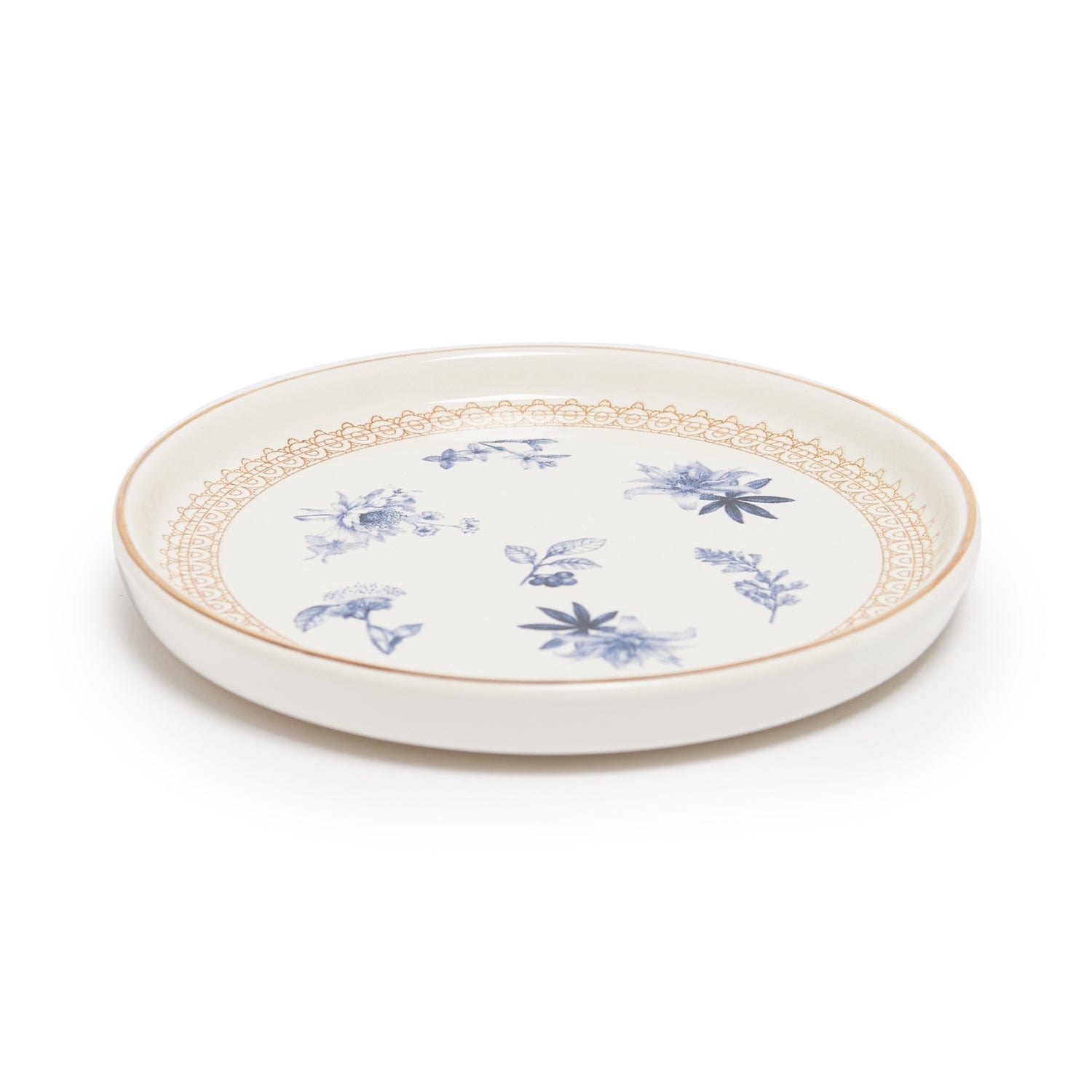Blue Bird 13 Cm Bread Plate Set Of 6 Pcs