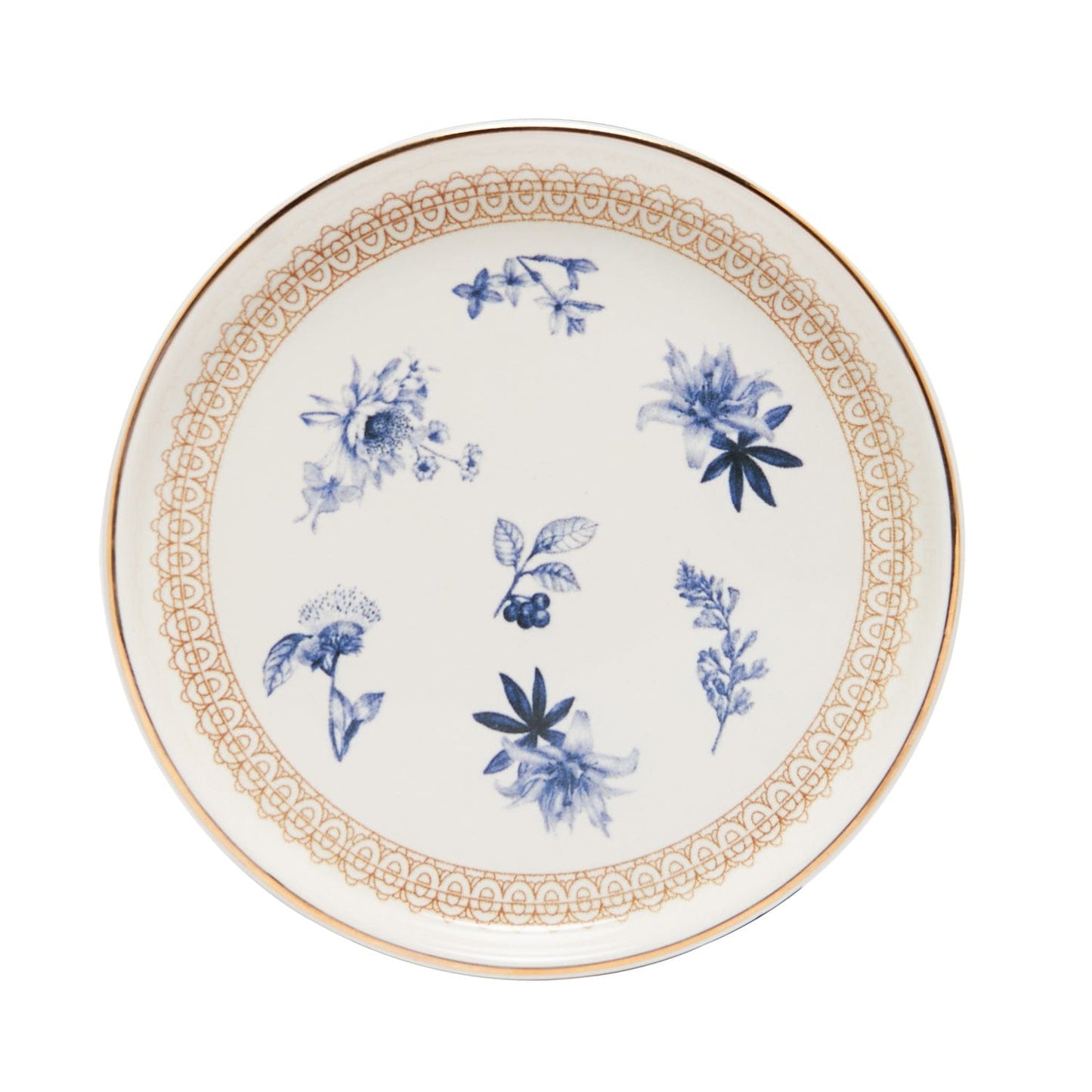 Blue Bird 13 Cm Bread Plate Set Of 6 Pcs