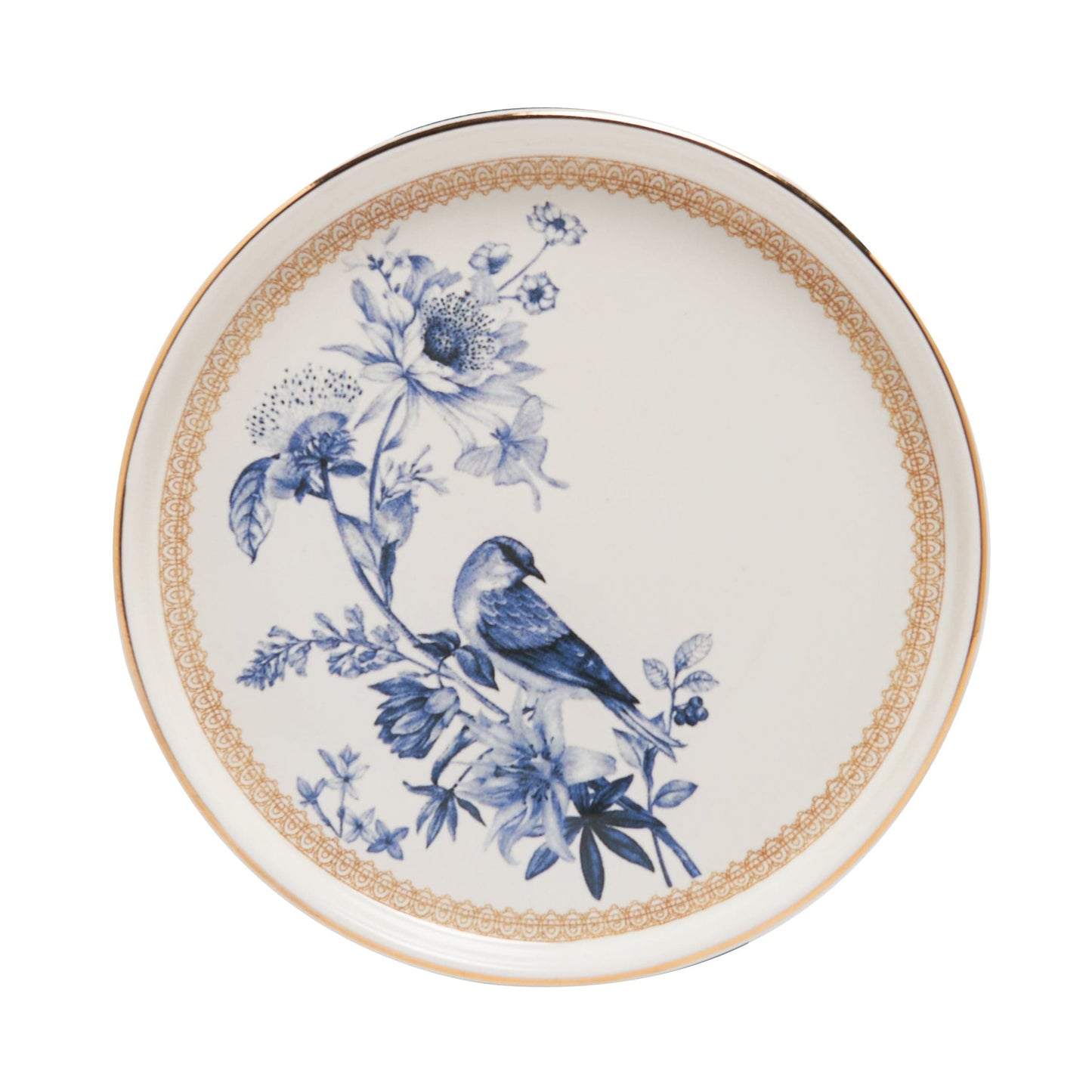 Blue Bird 15 Cm Dessert Plate Set Of 6 Pcs