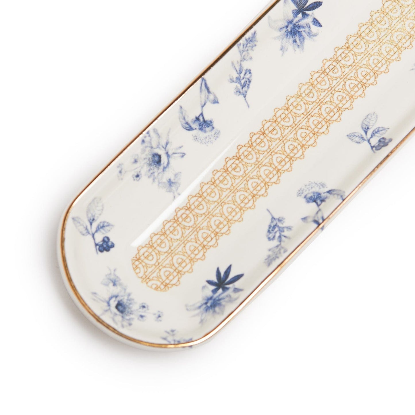 Blue Bird Olive Plate Set Of 2 Pcs