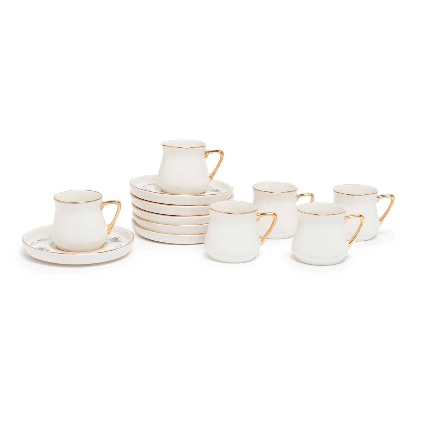 Blue Bird Coffee Cups Set Of 6 Pcs