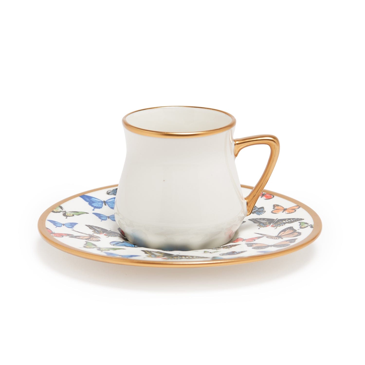 Butterfly Coffee Cups Set Of 6 Pcs