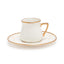 White Marble Coffee Cups Set Of 6 Pcs