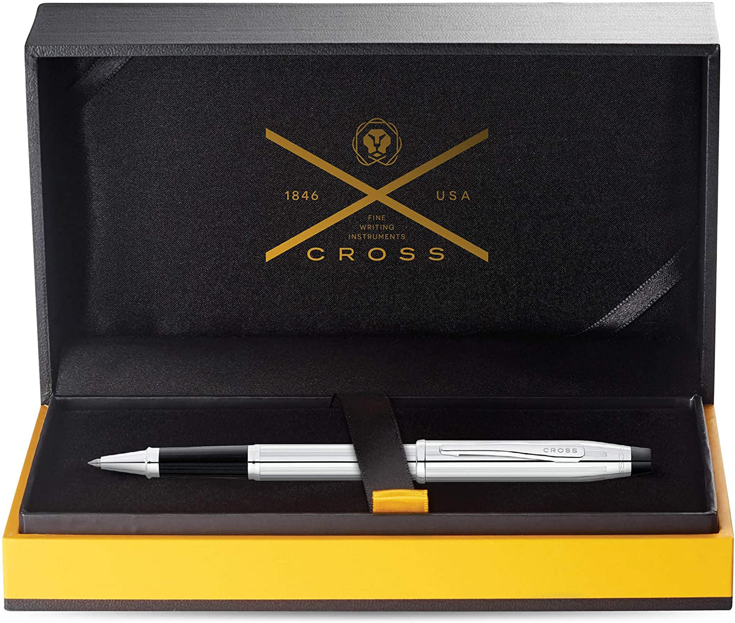 Cross Century Ii Lustrous Chrome Selectip Rollerball Pen - 3504