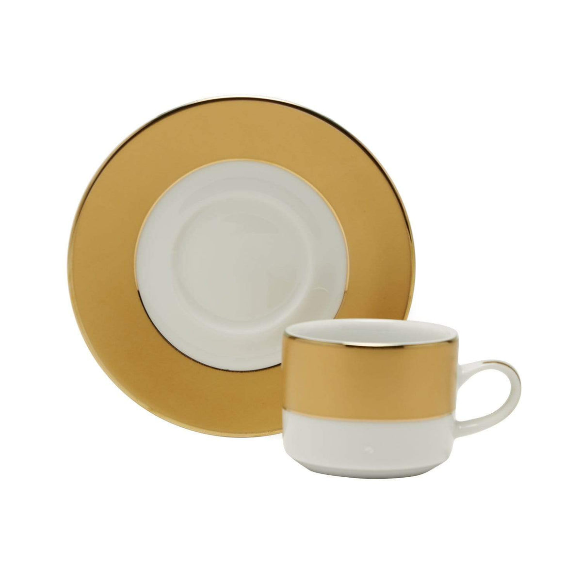 Dankotuwa Gold Mix 6+6 Coffee Cup And Saucer - Ccs
