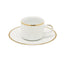 Dankotuwa 3Mm Gold 6+6 Coffee Cup And Saucer - Ccs