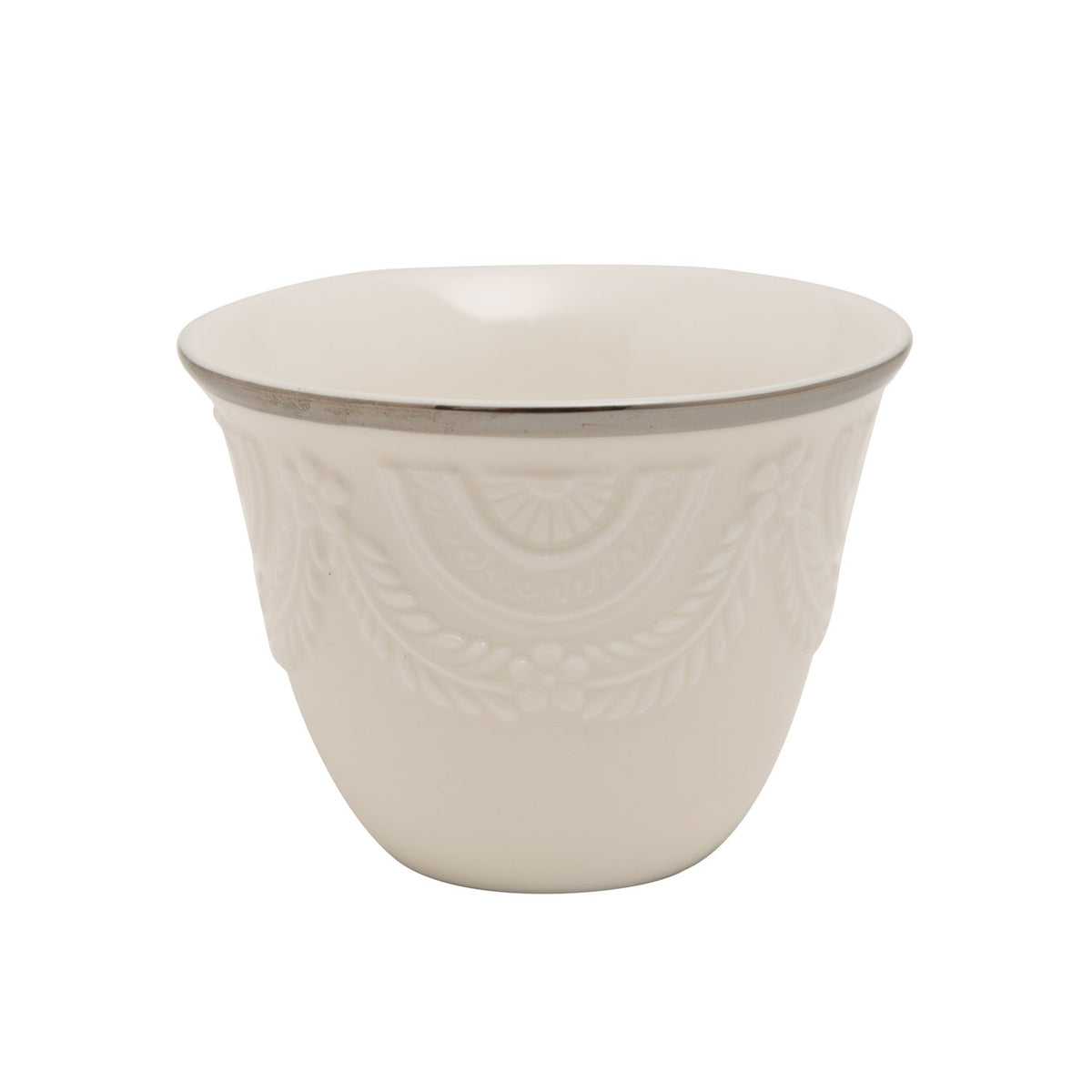 12Pc Arabic Cawa Cups Plt Line Snow Bc - Bbc094