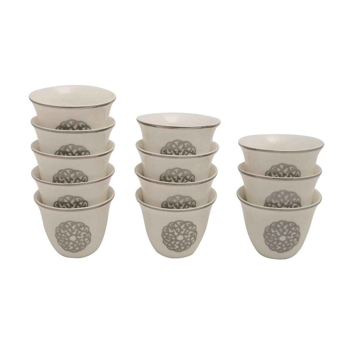 PLATINUMT LINE 12PC ARABIC CAWA CUPS - SY116 - SY116