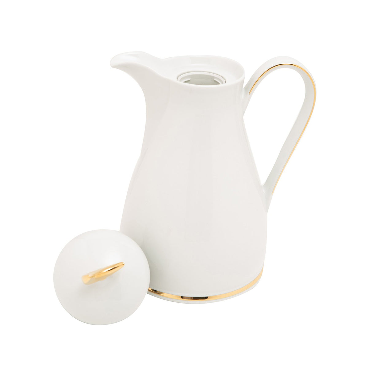 Porcelain Thermo Jug Arabia White Gold Line - 50532.45001