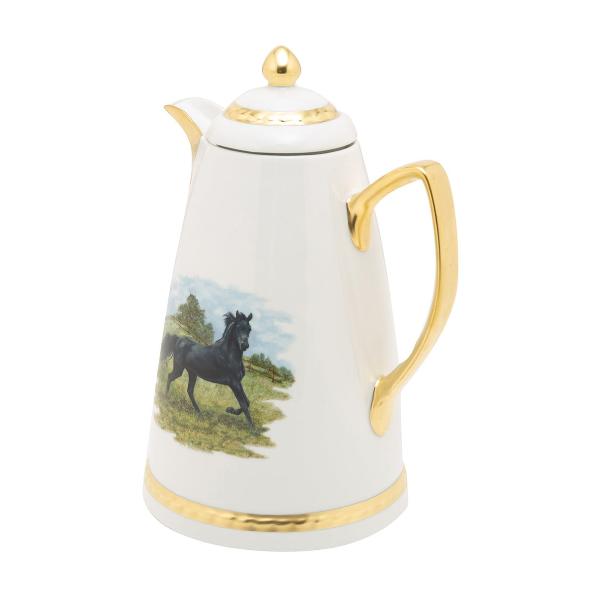 Th. Carafe Frank 1L Horse/Gold Shiny - 50522.423