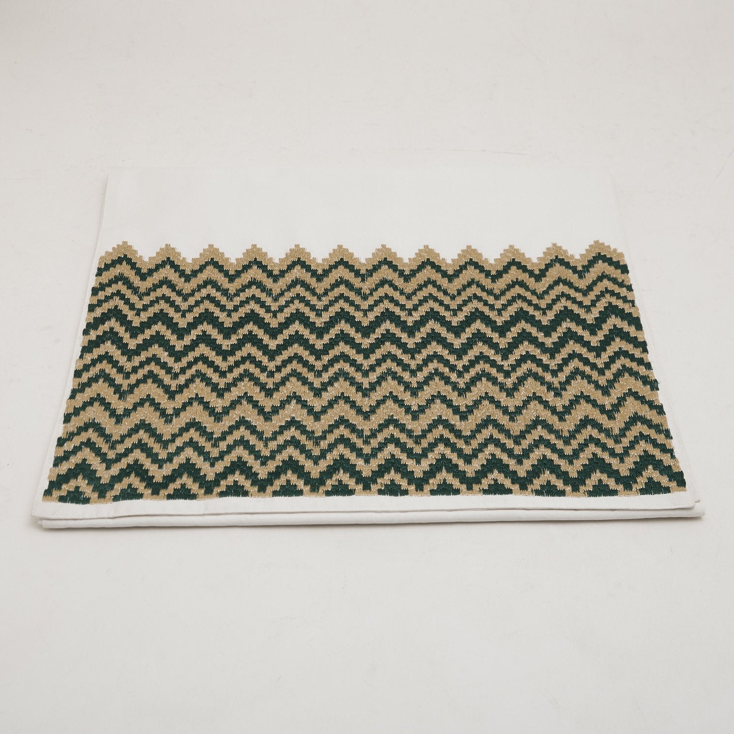 CREATIVE DIVA TABLE RUNNER TEAL/GOLD 43X250 - EM-02-18-TR/43