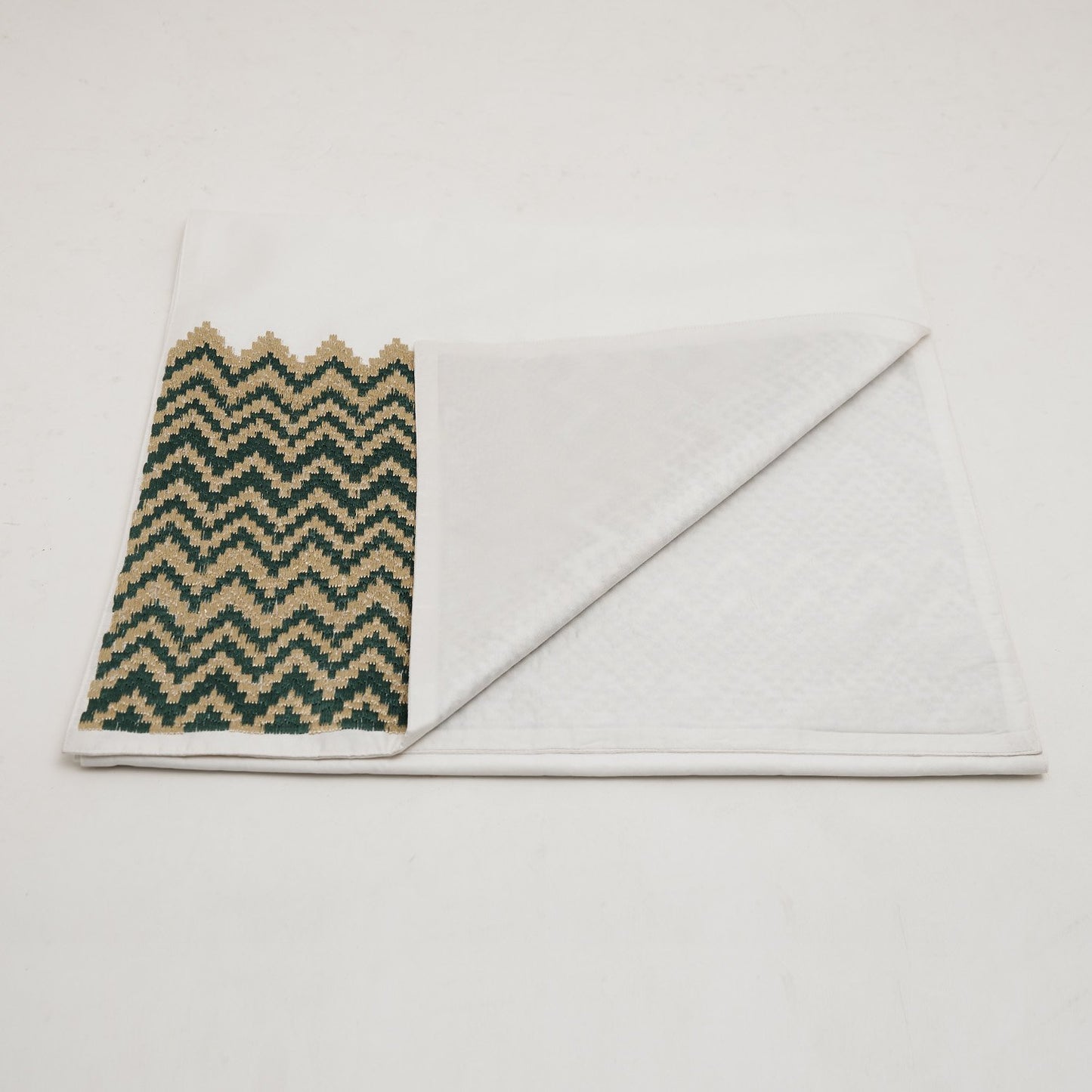 Creative Diva Table Runner Teal/Gold 43X250 - Em-02-18-Tr/43