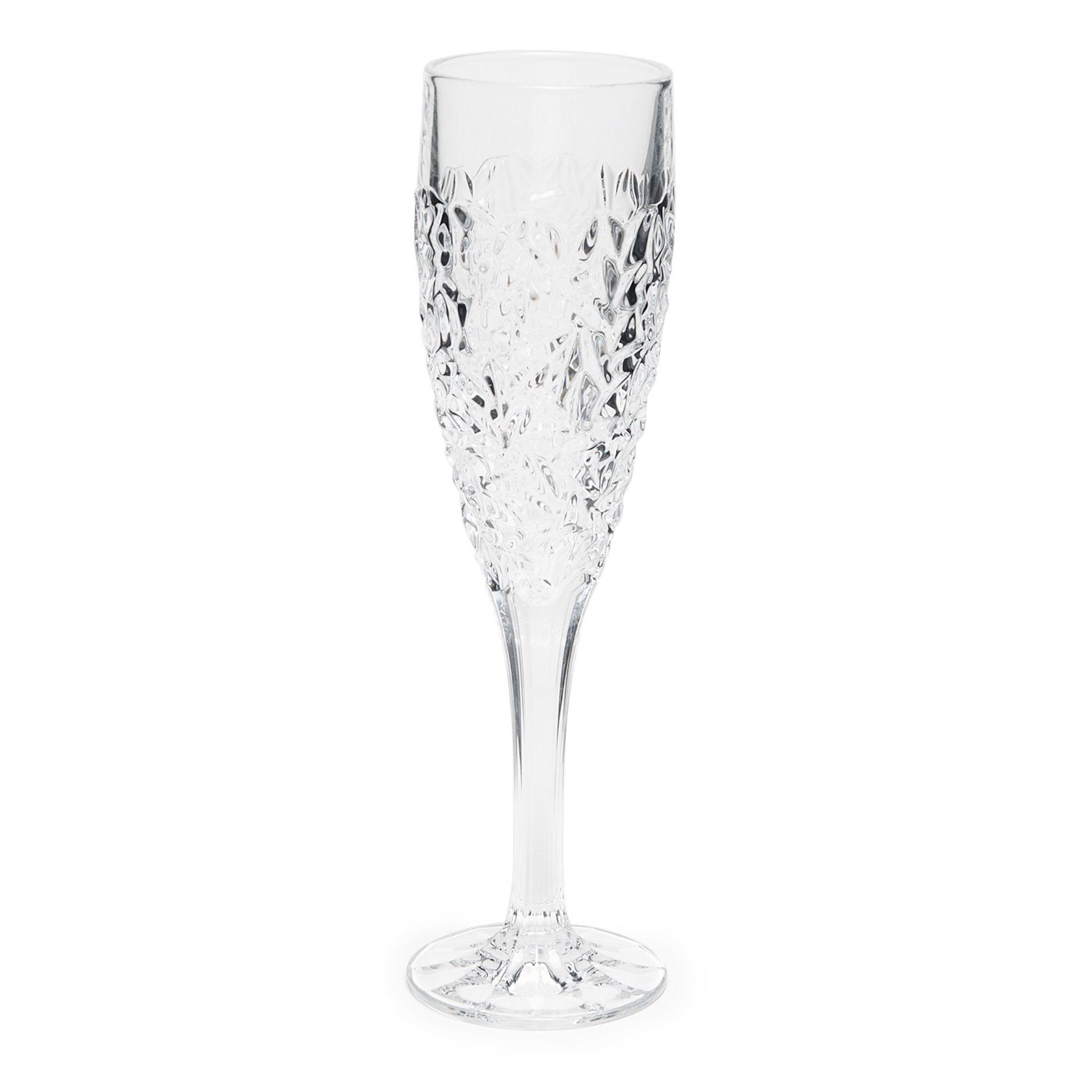 BOHEMIA CRYSTAL NICOLETTE FLUTE SET OF 6
