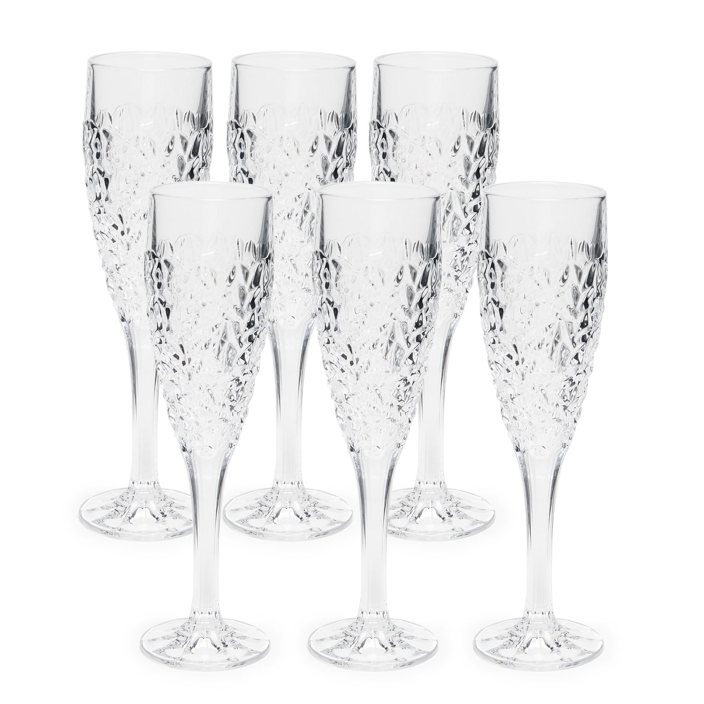 Bohemia Crystal Nicolette Flute Set Of 6