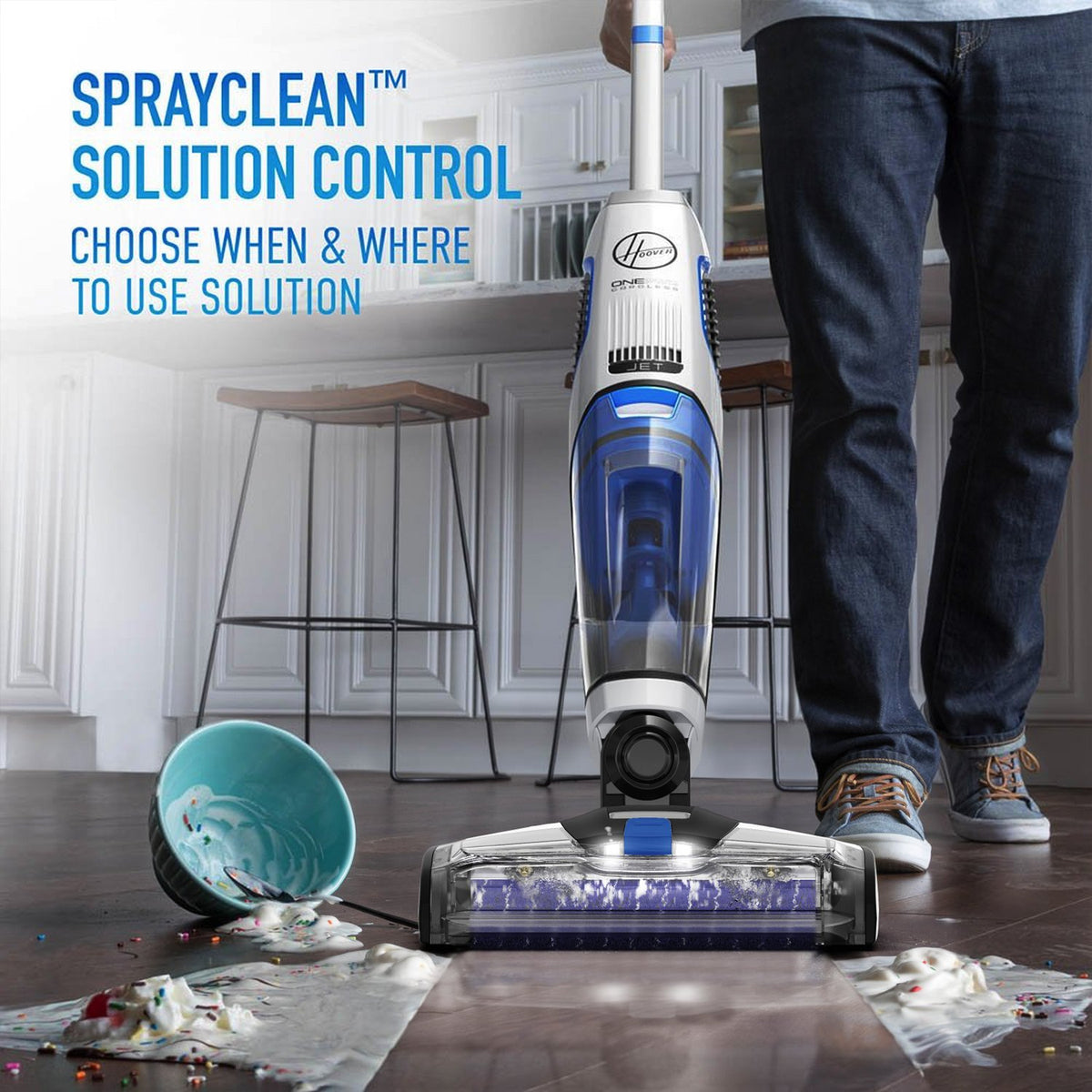Hoover Onepwr Floormate Jet Cordless Vacuum Cleaner - Clhf-Glme