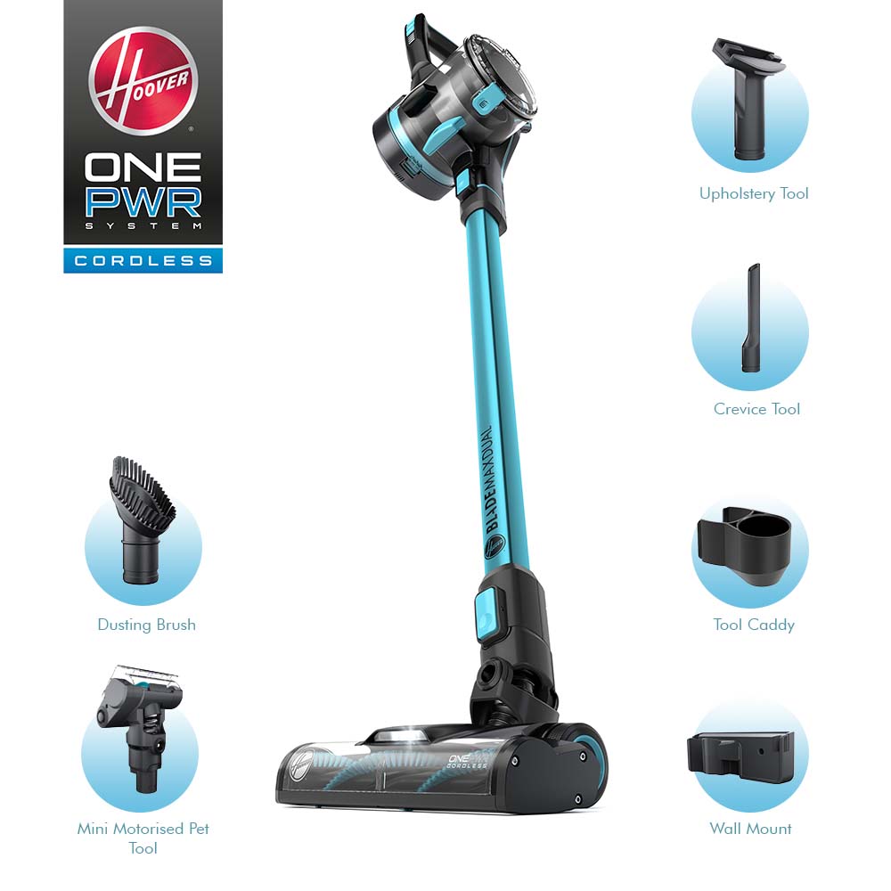 Hoover Onepwr Blade Max Dual Cordless Vacuum Cleaner With 2 Removable 4.0 Ah Max Lithium Batteries - Clsv-Bpme
