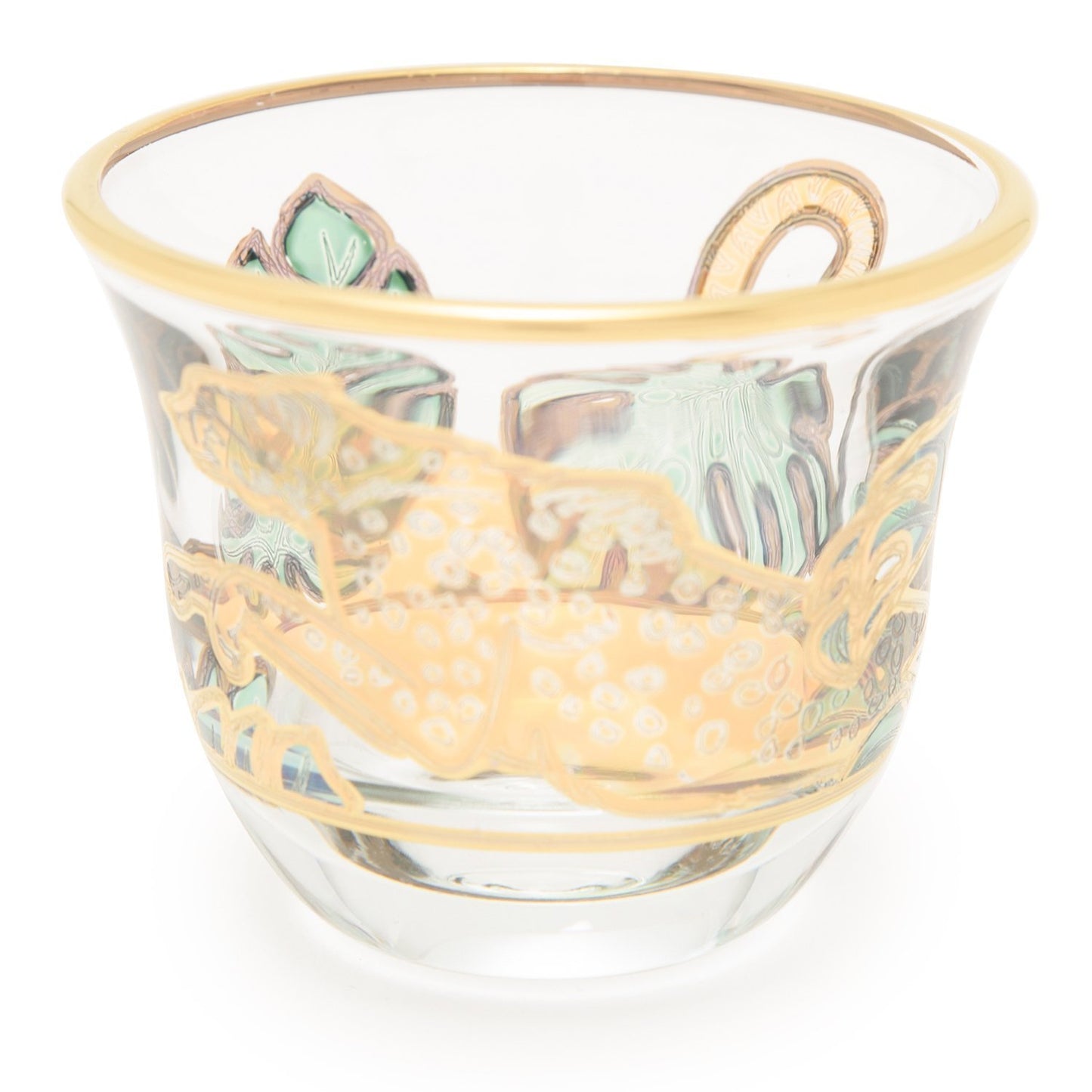 Combi Lesley Mocca Cup Set - Green And Gold - G748Z/48