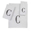 Avanti Monogram Block Letter C - White And Silver
