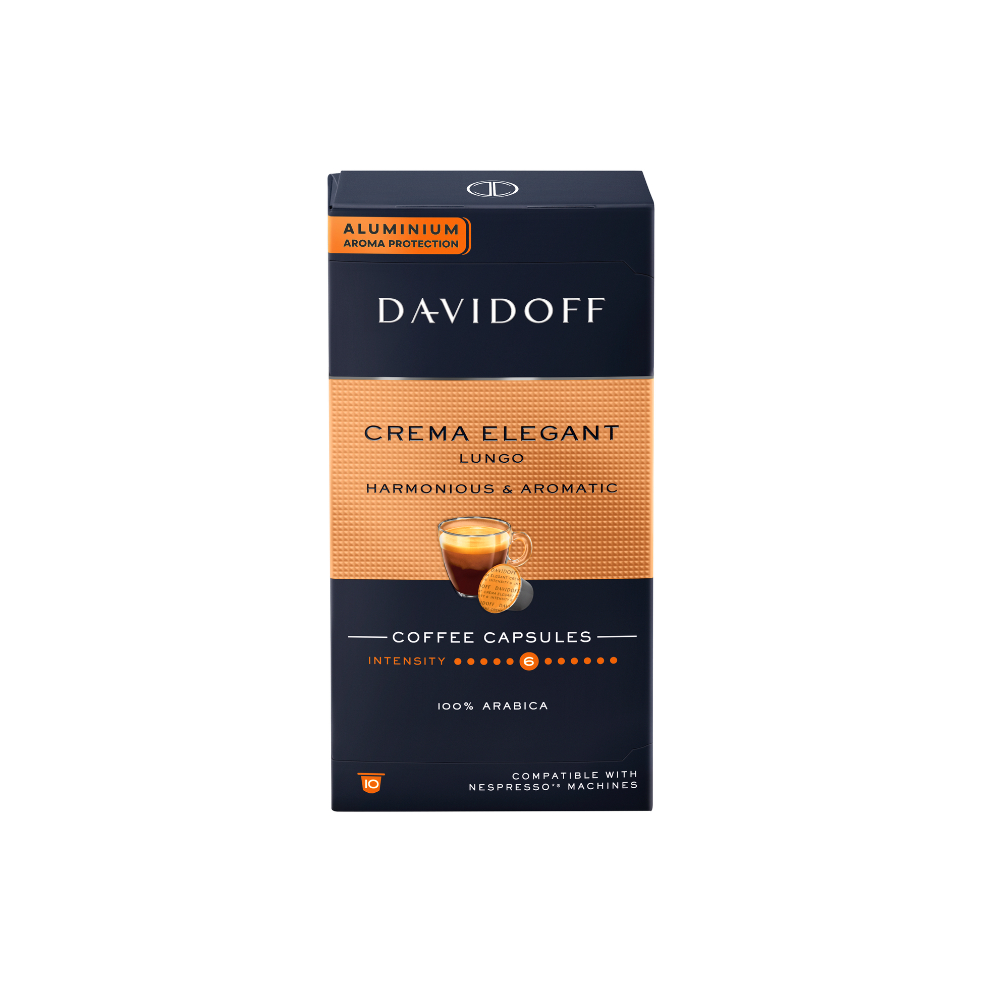 Davidoff Cafe Creme Elegante Lungo  55Gm X 10