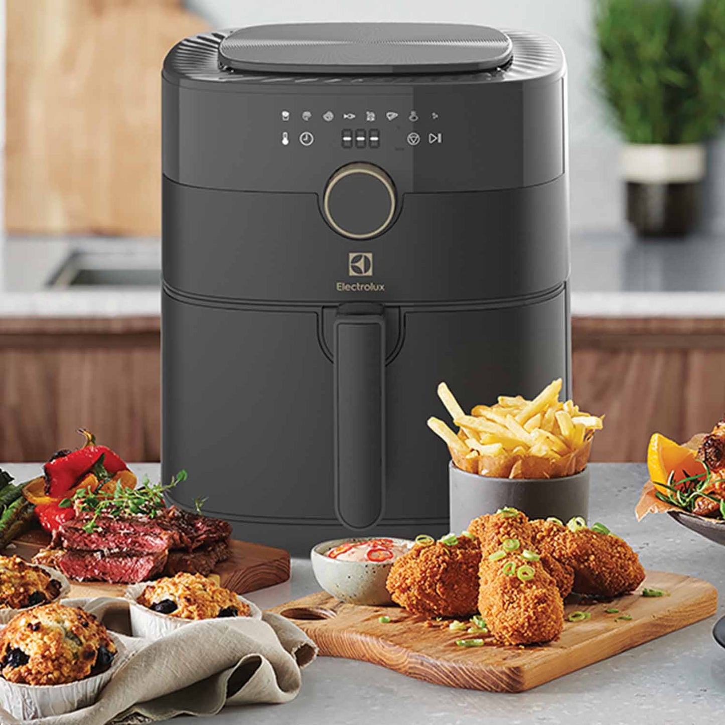 Electrolux Explore 6 Air Fryer With Digital & Knob Control 5L 1750W - E6Af1-520K