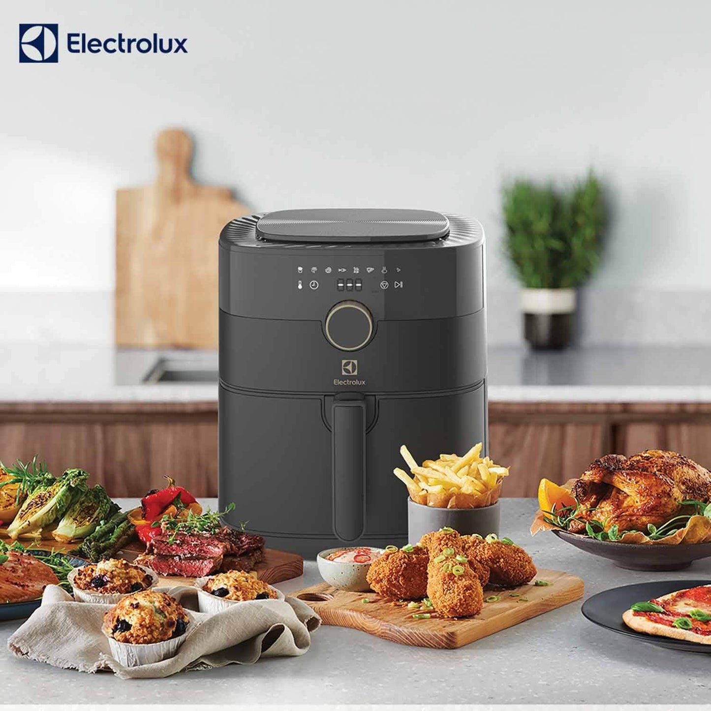 Electrolux Explore 6 Air Fryer With Digital & Knob Control 5L 1750W - E6Af1-520K