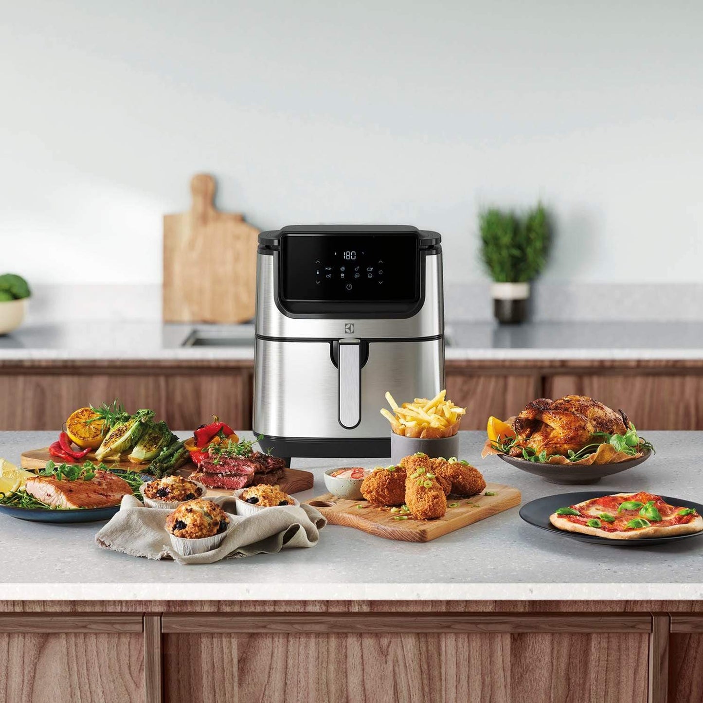 Electrolux Explore 6 Air Fryer 5.4L Stainless Steel - E6Af1-720S