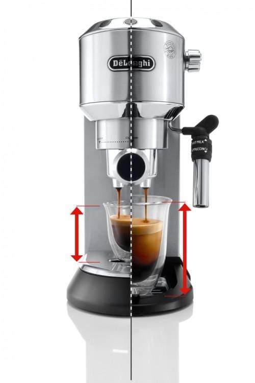 Delonghi Dedica Style Pump Espresso  Coffee Machine, Metallic - Ec685.M