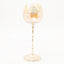 Alexander Bras Mesh Votive Holder Large Gold Brass & Gold Aluminum With Gold Luster Glass - 918008