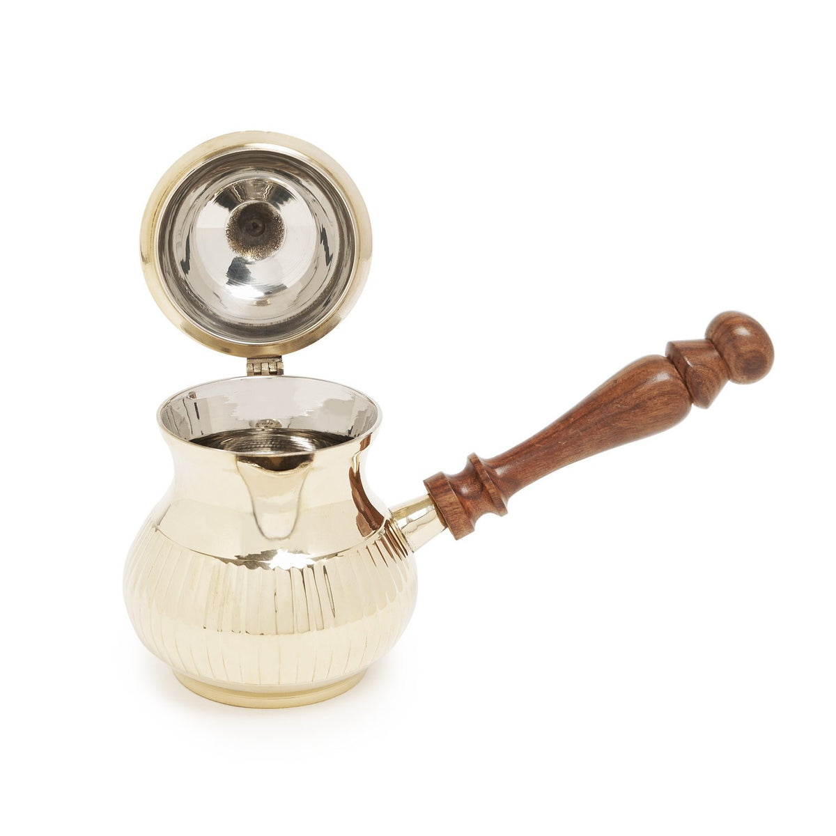 Fine Finish Handcraft Tea Pot W/Lid Handle Salaidar Polish