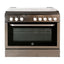 Hoover 90 X 60 Cm, 5 Burners Free Standing Gas Cooker, Silver - Fgc9060-3De (Made In Turkey)