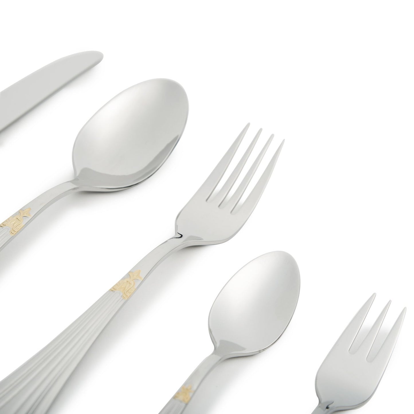 Lenore One Side Goldplated 68Pc Cutlery Set - Gl200/Gpbx