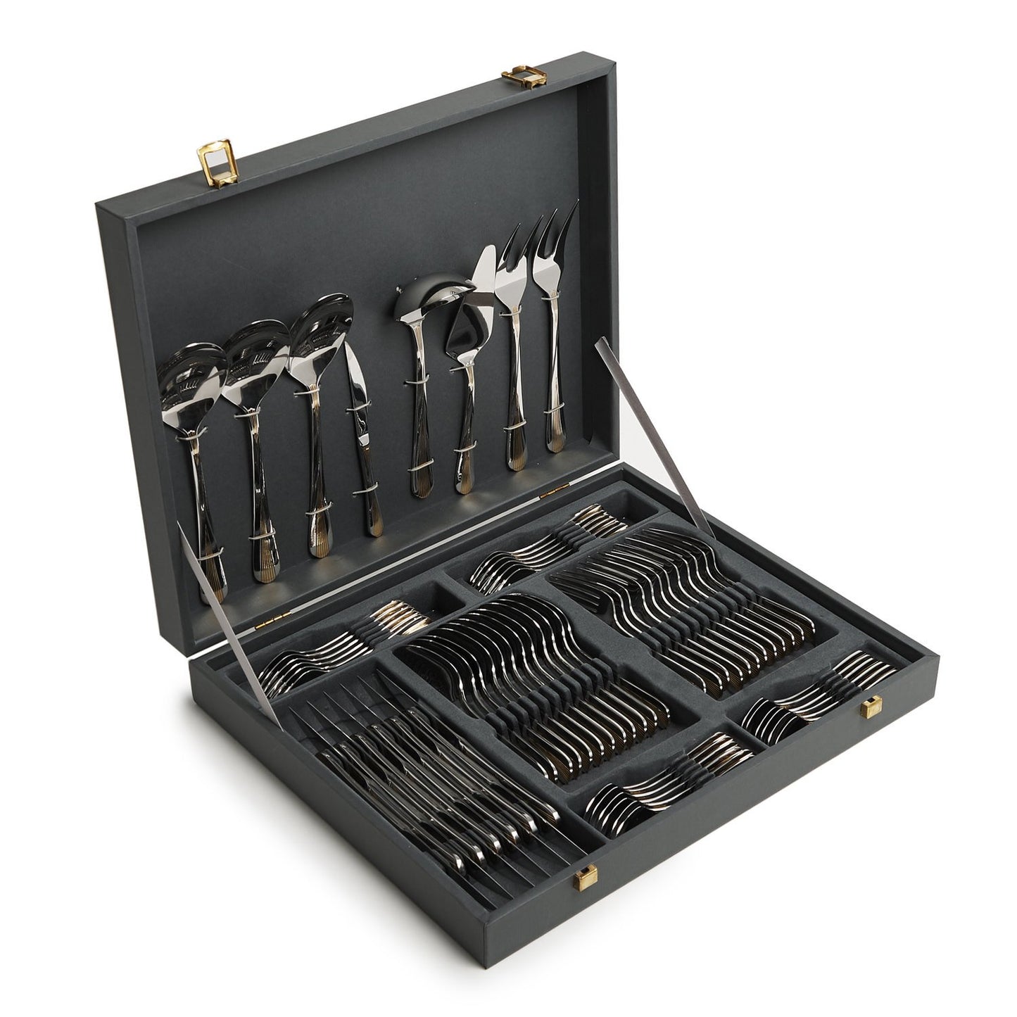 EAVAN ONE SIDE GOLDPLATED 68PC CUTLERY SET - GL225/GPBX