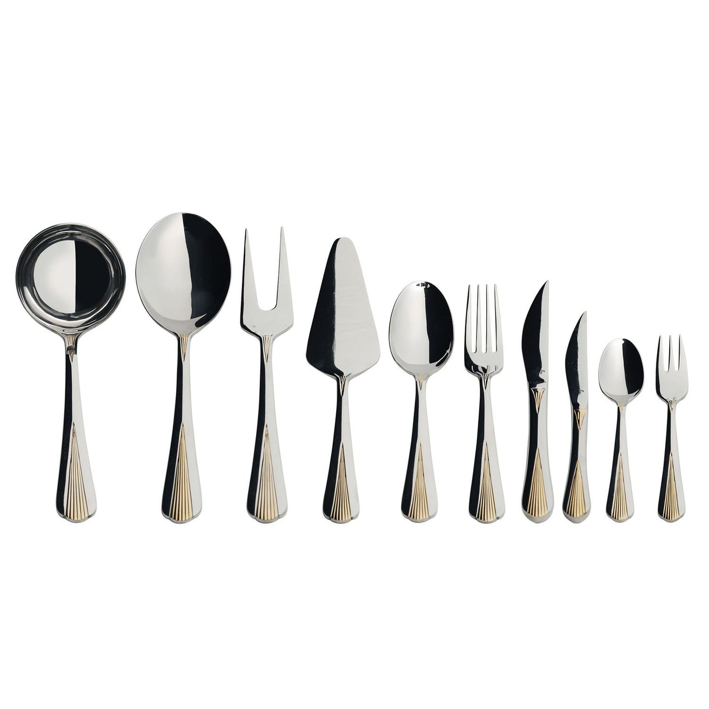 Eavan One Side Goldplated 68Pc Cutlery Set - Gl225/Gpbx