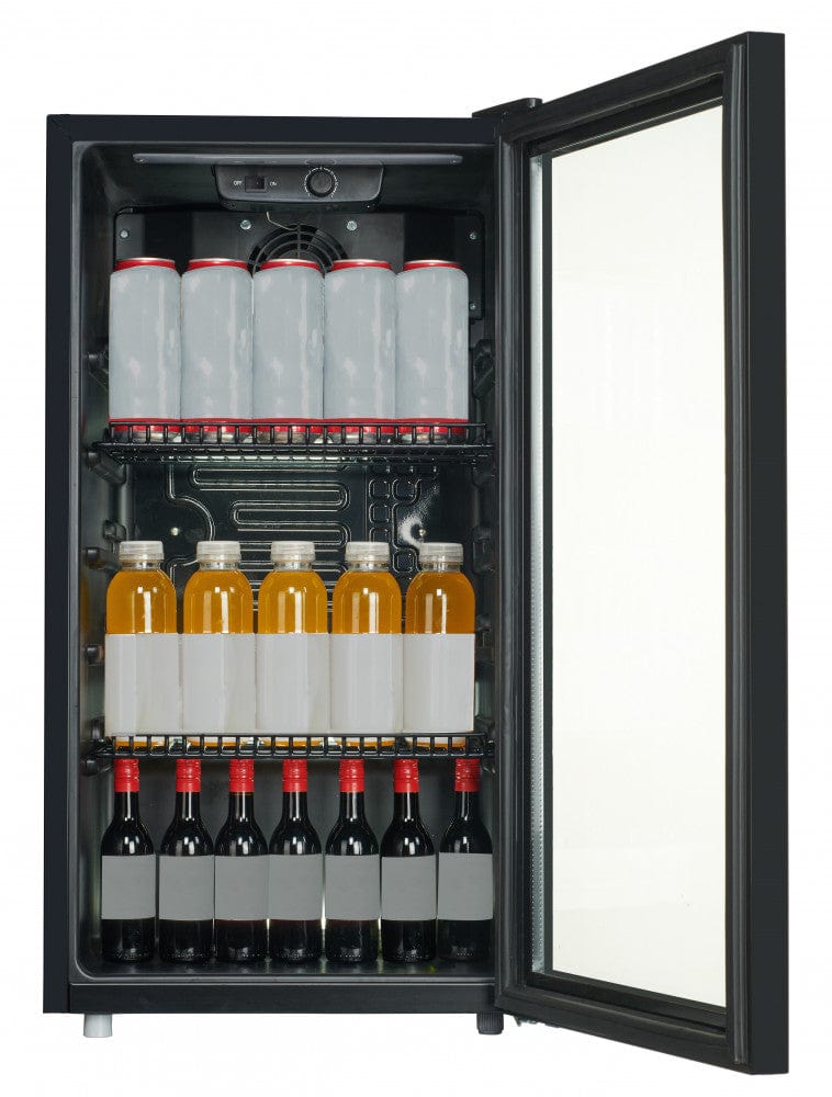 Hoover 117 Liters Beverage Cooler, Black, Hbc-K117B