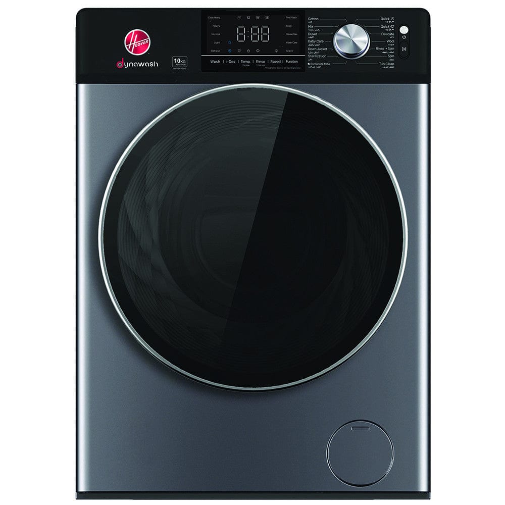 Hoover Direct Drive Front Load Washing Machine, Silver Hwm-S1014Id-S