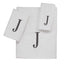 Avanti Monogram Block Letter J - White And Silver - 022574J