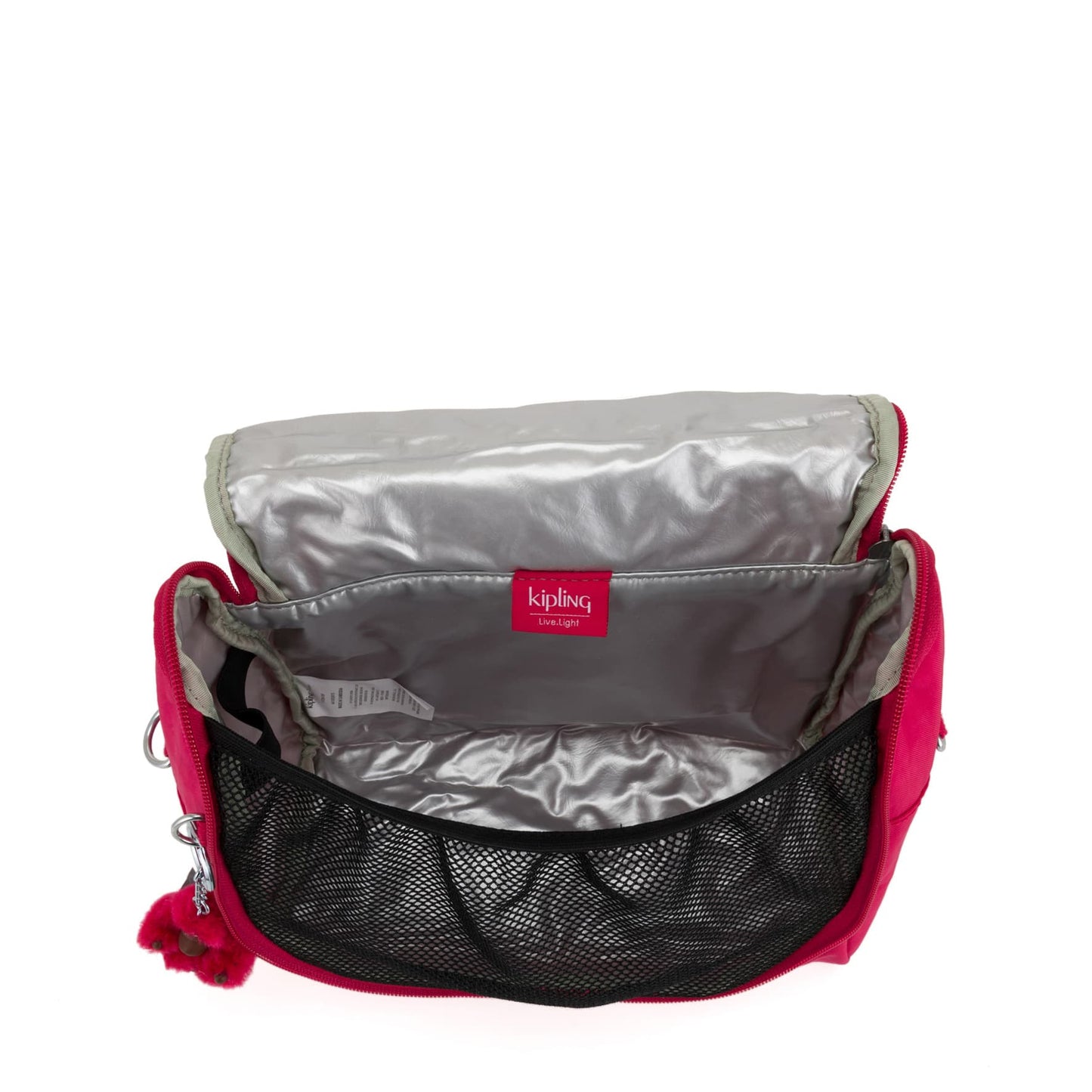 Kipling-New Kichirou-Large Lunchbag (With Trolley Sleeve)-True Pink-15289-09F
