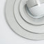 Gingham Platinum 83Pc Dinner Set - Ghmplt/83Ds