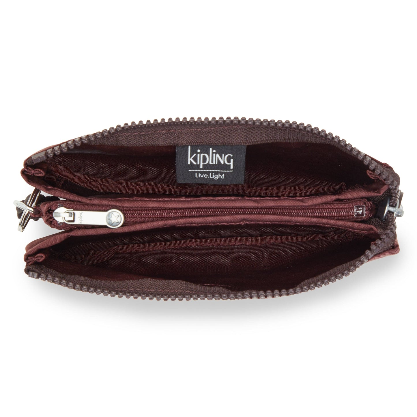 Kipling-Creativity L-Large Purse-Mahogany-13265-V50