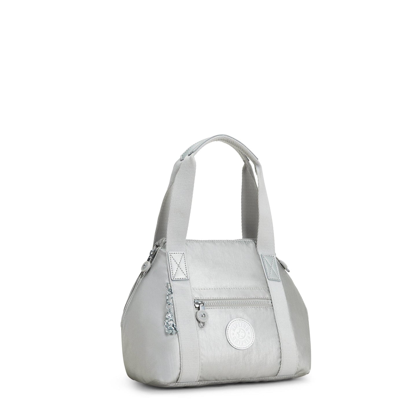 Kipling-Art Mini-Small Handbag (With Removable Shoulderstrap)-Bright Metallic-15410-Qd7
