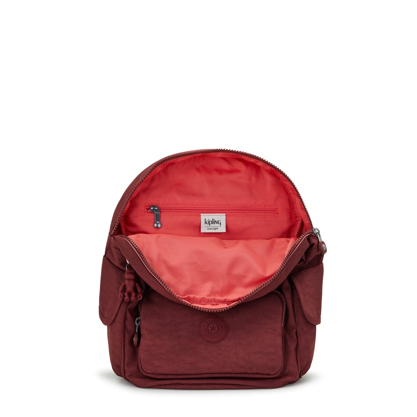 Kipling-City Pack S-Small Backpack-Flaring Rust-15635-A1N