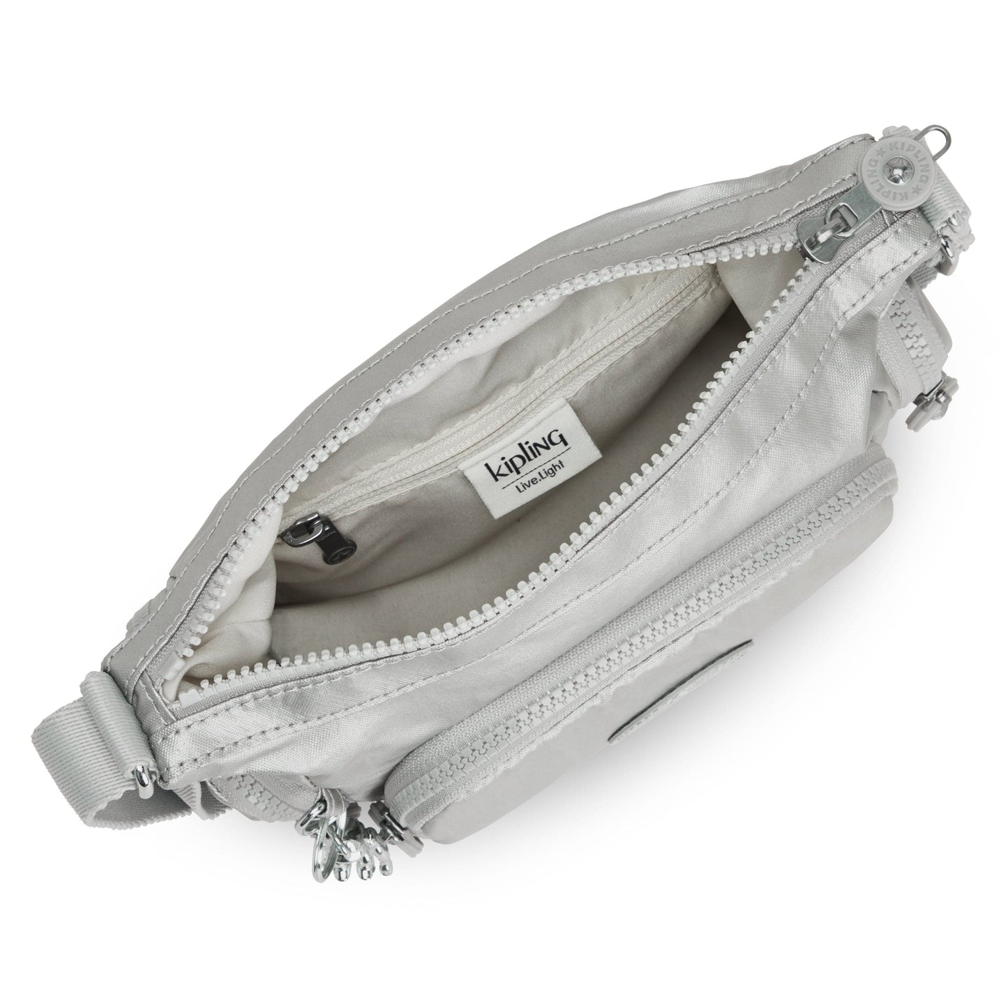 Kipling-Gabbie Mini-Small Crossbody-Bright Metallic-I3578-Qd7