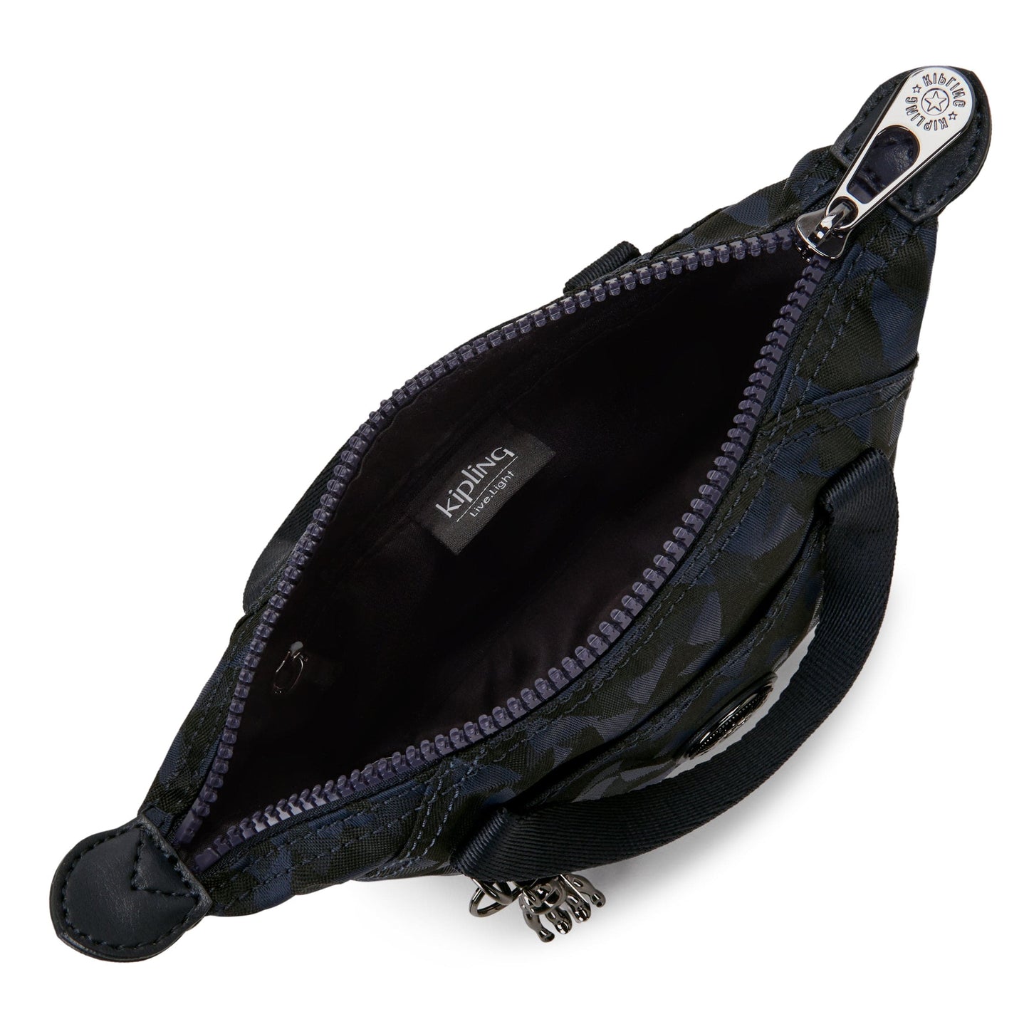Kipling-Art Compact-Small Crossbody (With Removable Shoulderstrap)-Endless Navy Jacquard-I3599-3Qa