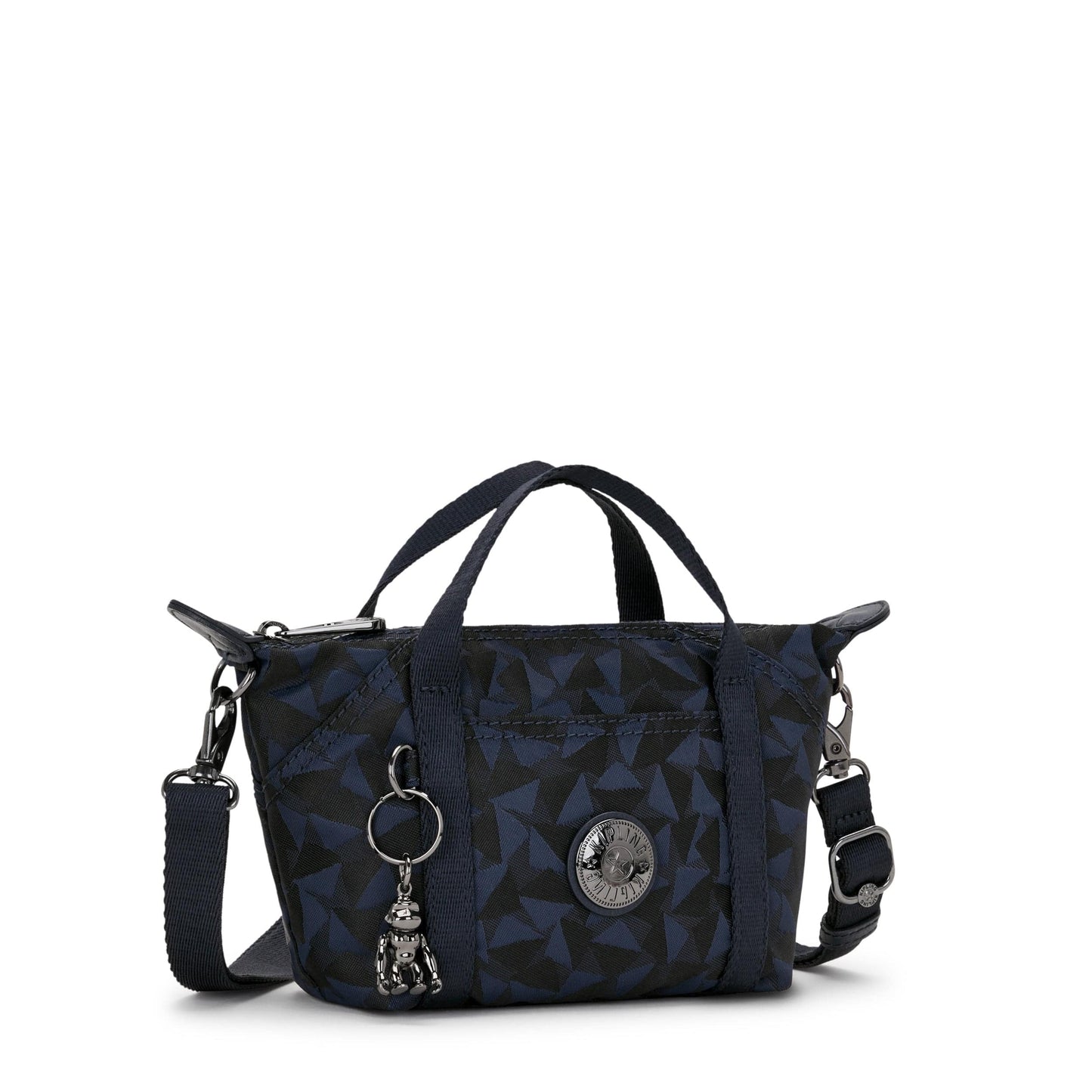 Kipling-Art Compact-Small Crossbody (With Removable Shoulderstrap)-Endless Navy Jacquard-I3599-3Qa